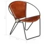 Brauner Sessel aus echtem Leder von vidaXL, Sessel - Ref: Foro24-246367, Preis: 219,05 €, Rabatt: %