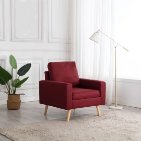 Red wine red fabric armchair by vidaXL, Armchairs - Ref: Foro24-288700, Price: 179,99 €, Discount: %