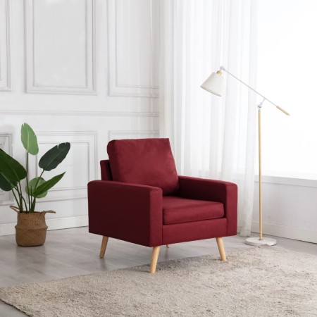 Red wine red fabric armchair by vidaXL, Armchairs - Ref: Foro24-288700, Price: 179,99 €, Discount: %