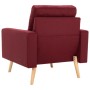 Red wine red fabric armchair by vidaXL, Armchairs - Ref: Foro24-288700, Price: 179,99 €, Discount: %