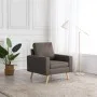 Sillón de tela gris taupe de vidaXL, Sillones - Ref: Foro24-288701, Precio: 211,96 €, Descuento: %