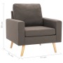 Taupefarbener Stoffsessel von vidaXL, Sessel - Ref: Foro24-288701, Preis: 216,03 €, Rabatt: %