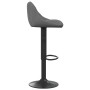 Dunkelgraues Samt-Küchenhocker von vidaXL, Küchenhocker - Ref: Foro24-335339, Preis: 88,44 €, Rabatt: %
