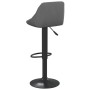 Dunkelgraues Samt-Küchenhocker von vidaXL, Küchenhocker - Ref: Foro24-335339, Preis: 88,44 €, Rabatt: %