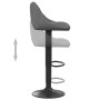 Dunkelgraues Samt-Küchenhocker von vidaXL, Küchenhocker - Ref: Foro24-335339, Preis: 88,44 €, Rabatt: %