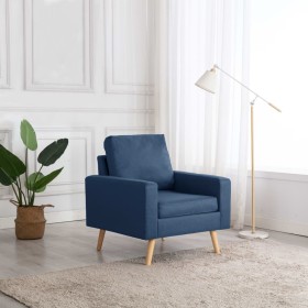 Blue fabric armchair by vidaXL, Armchairs - Ref: Foro24-288697, Price: 206,74 €, Discount: %