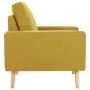 Gelber Stoffsessel von vidaXL, Sessel - Ref: Foro24-288699, Preis: 192,56 €, Rabatt: %