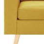 Sillón de tela amarillo de vidaXL, Sillones - Ref: Foro24-288699, Precio: 195,66 €, Descuento: %