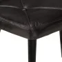Schwarzer Ohrensessel aus echtem Leder mit Fußstütze von vidaXL, Sessel - Ref: Foro24-339666, Preis: 121,07 €, Rabatt: %