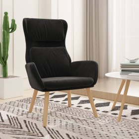 Sillón de relax de terciopelo negro by vidaXL, Armchairs - Ref: Foro24-341357, Price: 100,47 €, Discount: %
