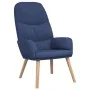 Sillón de relax de tela azul de vidaXL, Sillones - Ref: Foro24-340994, Precio: 103,90 €, Descuento: %