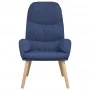 Sillón de relax de tela azul de vidaXL, Sillones - Ref: Foro24-340994, Precio: 103,90 €, Descuento: %