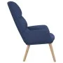 Sillón de relax de tela azul de vidaXL, Sillones - Ref: Foro24-340994, Precio: 103,90 €, Descuento: %