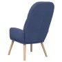 Sillón de relax de tela azul de vidaXL, Sillones - Ref: Foro24-340994, Precio: 103,90 €, Descuento: %