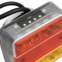 Luces de remolque 2 uds bombilla LED roja 10,5x7,5x10 cm 12V