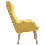 Mustard yellow fabric relaxation armchair by vidaXL, Armchairs - Ref: Foro24-341401, Price: 103,36 €, Discount: %