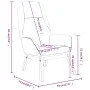 Sillón de relax de tela negro de vidaXL, Sillones - Ref: Foro24-341389, Precio: 138,74 €, Descuento: %