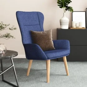 Sillón de relax de tela azul de vidaXL, Sillones - Ref: Foro24-341398, Precio: 102,21 €, Descuento: %