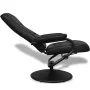 TV-Sessel mit Fußstütze aus schwarzem Kunstleder von vidaXL, Sessel - Ref: Foro24-241535, Preis: 208,95 €, Rabatt: %