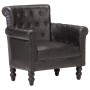 Black Genuine Goat Leather Armchair by vidaXL, Armchairs - Ref: Foro24-288288, Price: 371,89 €, Discount: %