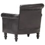 Black Genuine Goat Leather Armchair by vidaXL, Armchairs - Ref: Foro24-288288, Price: 371,89 €, Discount: %