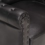 Black Genuine Goat Leather Armchair by vidaXL, Armchairs - Ref: Foro24-288288, Price: 371,89 €, Discount: %