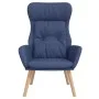 Sillón de relax de tela azul de vidaXL, Sillones - Ref: Foro24-341294, Precio: 118,39 €, Descuento: %