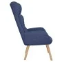 Sillón de relax de tela azul de vidaXL, Sillones - Ref: Foro24-341294, Precio: 118,39 €, Descuento: %