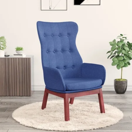 Blue fabric relaxation armchair by vidaXL, Armchairs - Ref: Foro24-341272, Price: 123,20 €, Discount: %