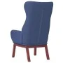Blue fabric relaxation armchair by vidaXL, Armchairs - Ref: Foro24-341272, Price: 123,20 €, Discount: %