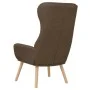 Sillón de relax de tela marrón de vidaXL, Sillones - Ref: Foro24-341293, Precio: 136,60 €, Descuento: %