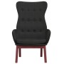 Sillón de relax de tela negro de vidaXL, Sillones - Ref: Foro24-341274, Precio: 123,57 €
