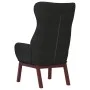 Sillón de relax de tela negro de vidaXL, Sillones - Ref: Foro24-341274, Precio: 121,71 €, Descuento: %