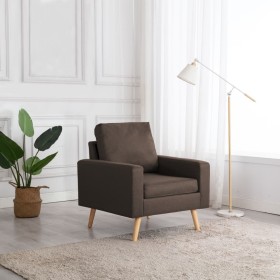 Brown fabric armchair by vidaXL, Armchairs - Ref: Foro24-288695, Price: 211,06 €, Discount: %