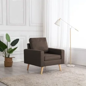 Brown fabric armchair by vidaXL, Armchairs - Ref: Foro24-288695, Price: 207,41 €, Discount: %