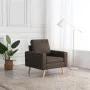 Sillón de tela marrón de vidaXL, Sillones - Ref: Foro24-288695, Precio: 207,39 €, Descuento: %