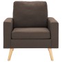 Brown fabric armchair by vidaXL, Armchairs - Ref: Foro24-288695, Price: 211,06 €, Discount: %