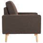 Brown fabric armchair by vidaXL, Armchairs - Ref: Foro24-288695, Price: 211,06 €, Discount: %