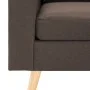 Sillón de tela marrón de vidaXL, Sillones - Ref: Foro24-288695, Precio: 207,39 €, Descuento: %
