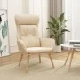 Sillón de relax de tela color crema by vidaXL, Armchairs - Ref: Foro24-341292, Price: 128,77 €, Discount: %
