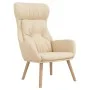 Sillón de relax de tela color crema by vidaXL, Armchairs - Ref: Foro24-341292, Price: 128,77 €, Discount: %