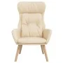 Sillón de relax de tela color crema by vidaXL, Armchairs - Ref: Foro24-341292, Price: 128,77 €, Discount: %