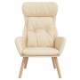 Sillón de relax de tela color crema by vidaXL, Armchairs - Ref: Foro24-341292, Price: 131,85 €, Discount: %
