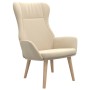 Sillón de relax de tela color crema de vidaXL, Sillones - Ref: Foro24-341396, Precio: 126,12 €, Descuento: %