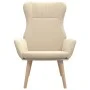 Cremefarbener Relaxsessel aus Stoff von vidaXL, Sessel - Ref: Foro24-341396, Preis: 124,11 €, Rabatt: %