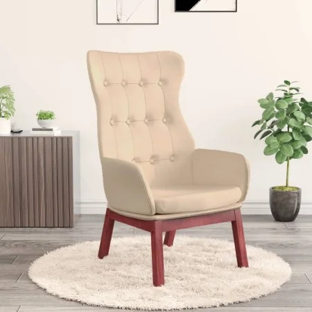 Cream fabric relaxation armchair by vidaXL, Armchairs - Ref: Foro24-341270, Price: 124,44 €, Discount: %