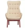 Cream fabric relaxation armchair by vidaXL, Armchairs - Ref: Foro24-341270, Price: 124,44 €, Discount: %