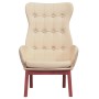 Sillón de relax de tela color crema de vidaXL, Sillones - Ref: Foro24-341270, Precio: 126,38 €