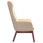 Sillón de relax de tela color crema de vidaXL, Sillones - Ref: Foro24-341270, Precio: 126,38 €
