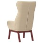 Sillón de relax de tela color crema de vidaXL, Sillones - Ref: Foro24-341270, Precio: 126,38 €